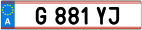 Truck License Plate